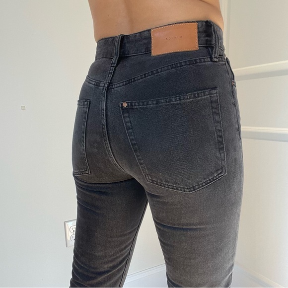 H&M High Waist Straight Leg Denim - Picture 5 of 9